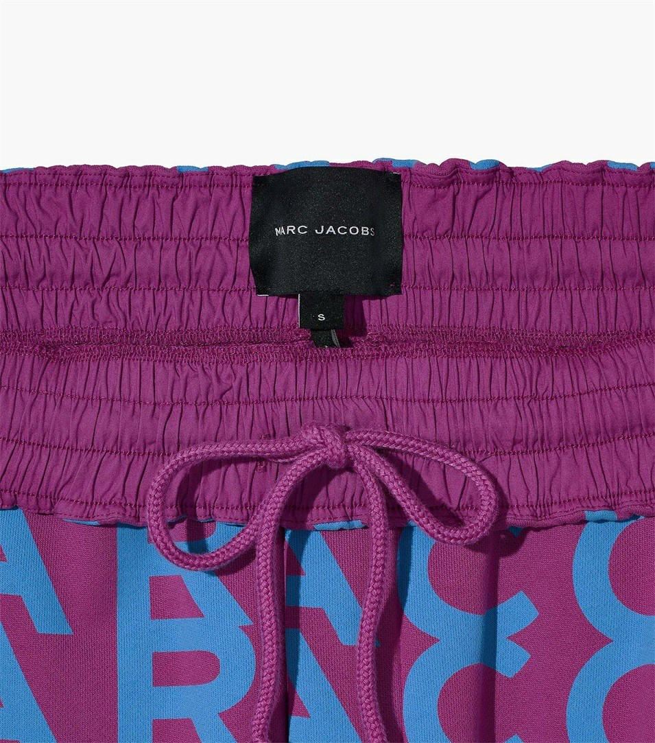 Purple / Blue Women's Marc Jacobs The Monogram Oversized Pants | LWV-315280