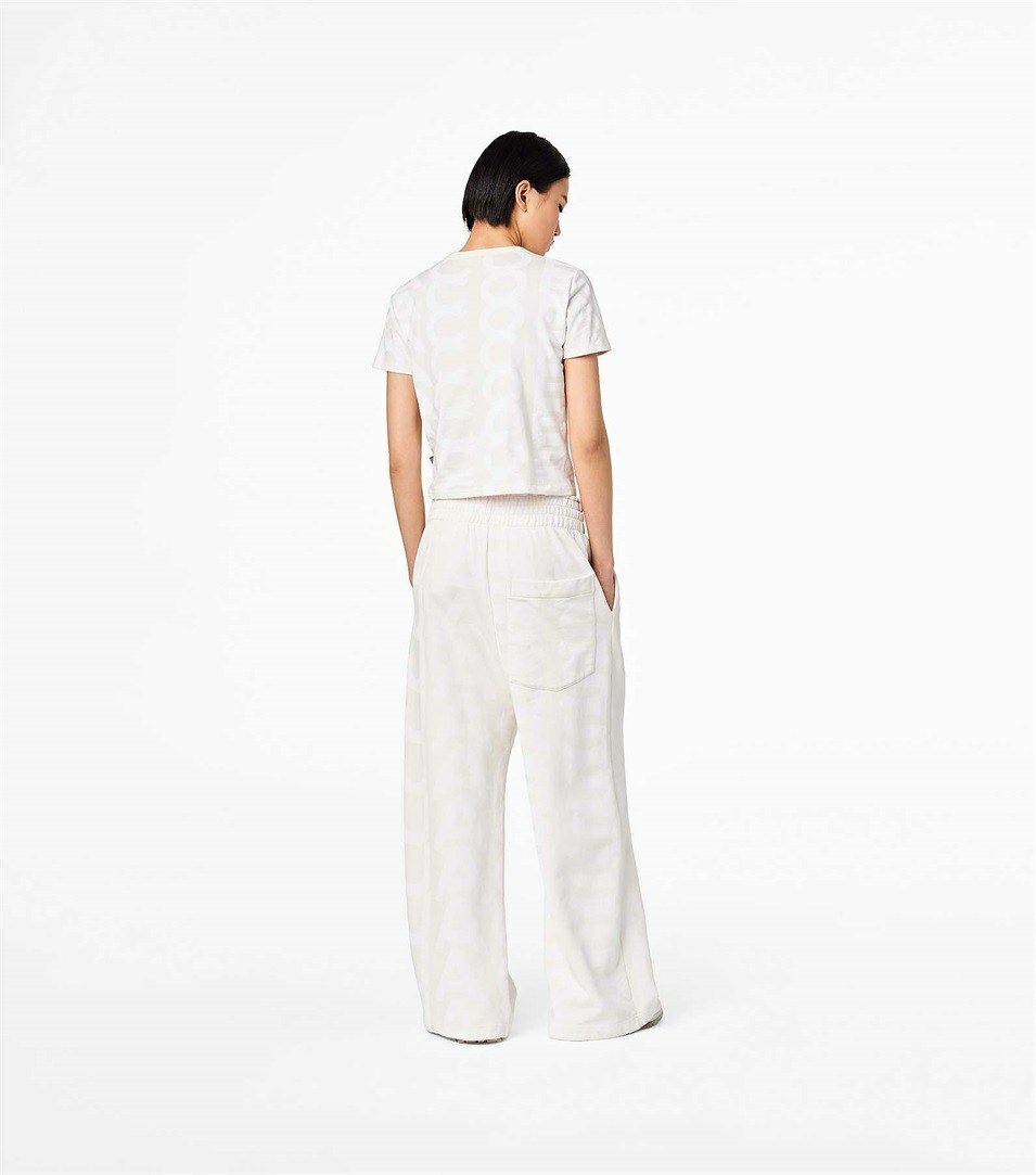 White Women's Marc Jacobs The Monogram Oversized Pants | DEC-163095