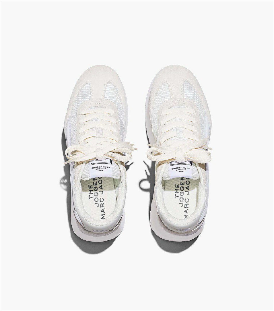 White Women's Marc Jacobs The Platform Sneakers | EVC-903815