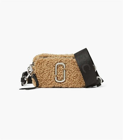 Beige Women's Marc Jacobs The Teddy Snapshot Bags | OGT-930741