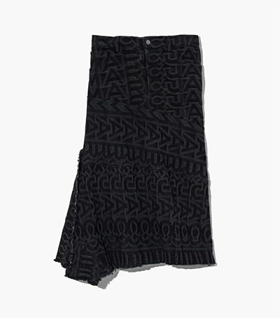 Black Women's Marc Jacobs The Monogram Denim Skirts | WJC-105426