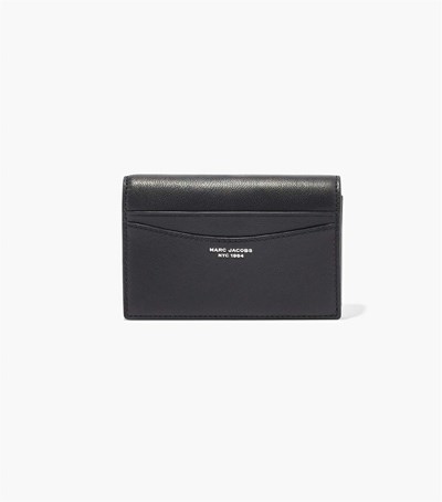 Black Women's Marc Jacobs The Slim 84 Bifold Wallets | OYC-791504