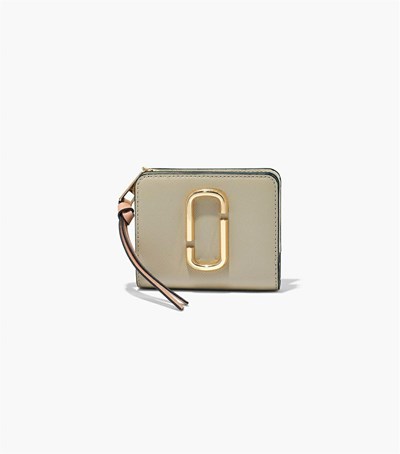 Khaki Multicolor Women's Marc Jacobs The Snapshot Mini Compact Wallets | CVW-457380