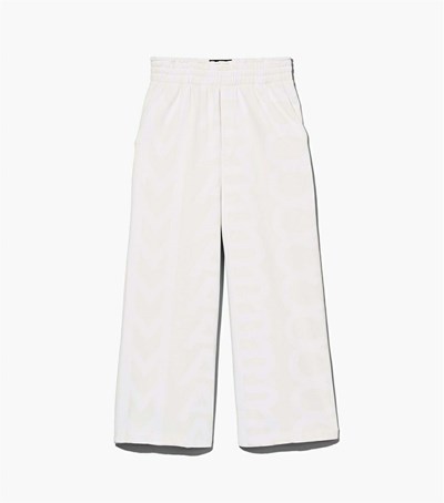 White Women's Marc Jacobs The Monogram Oversized Pants | DEC-163095